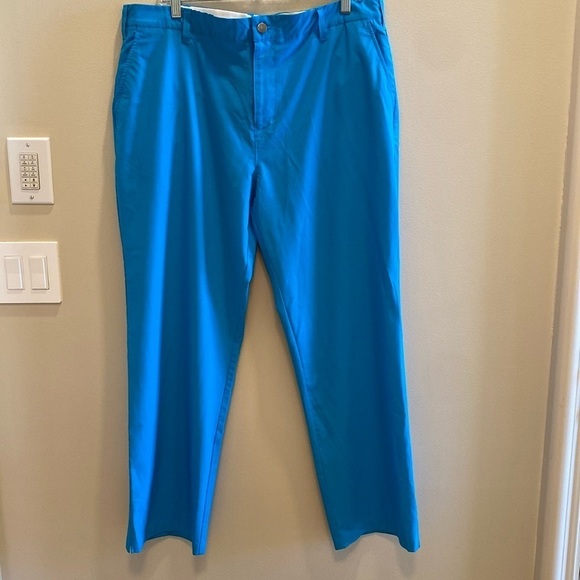 Short Par 4 Stretch Golf Pants Blue W38 L30 - Picture 3 of 8